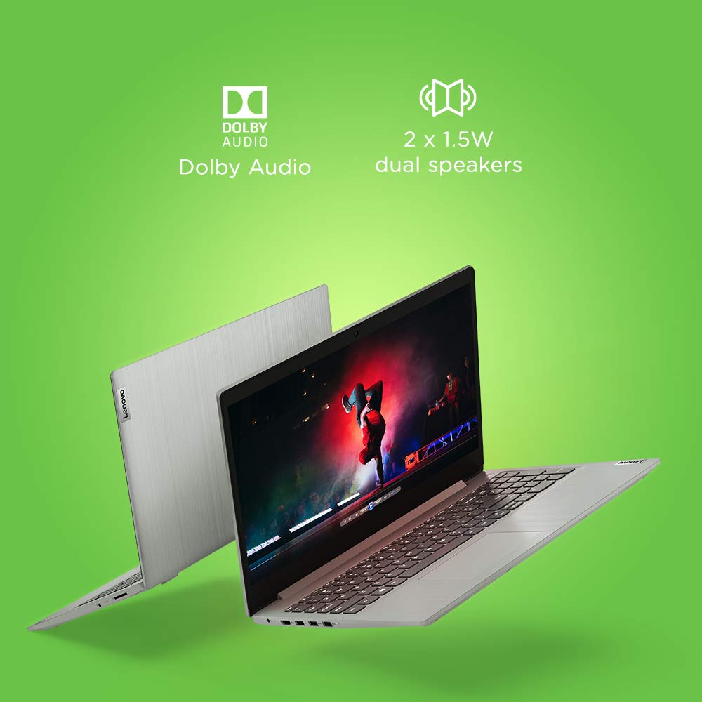 Lenovo IdeaPad Slim 3 Intel Core i3 10th Gen 15.6" (39.62cm) FHD Laptop (8GB/256GB SSD/Win 11/Office 2021/2 Year Warranty/3 Month Game Pass/Platinum Grey/1.7Kg), 81WB01FYIN 3