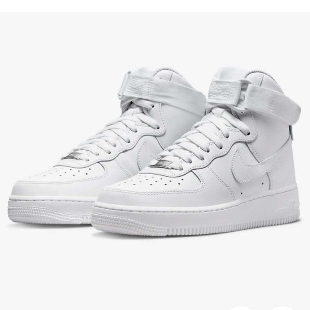 Nike Air Force 1 High Women's Shoes Adult DD9624-100 (White/White), Size 8.5 2