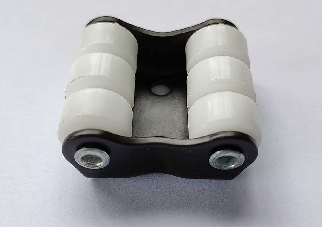 Castor Wheel for Furniture/Heavy Duty 6X Small Mini Fix Moving Wheel Caster- 150kg Load Capacity (Black - White) Pack of 4 6