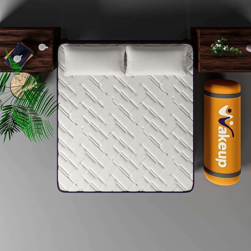 Wakeup Smart Tech Pillow Top Hybrid 8-inch Orthopedic Memory Foam and Pocket Spring Mattress (72x72x8 inch),King Size 4