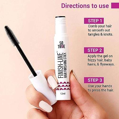 Sotrue Finish Line Hair Finishing Stick For Women 12ml | Anti Flyaway for Smooth, Non-Greasy, and Non-Oily Look | For all Hair Types 4
