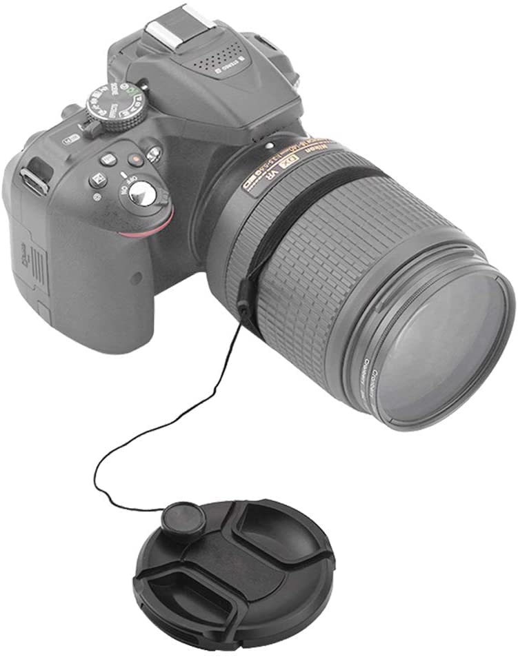 Nikon 58mm Lens Cap Cover - AF-P NIKKOR 70-300mm f/4.5-6.3G ED, AF-S DX NIKKOR 55-300mm f/4.5-5.6G ED VR [2 Pack] 4