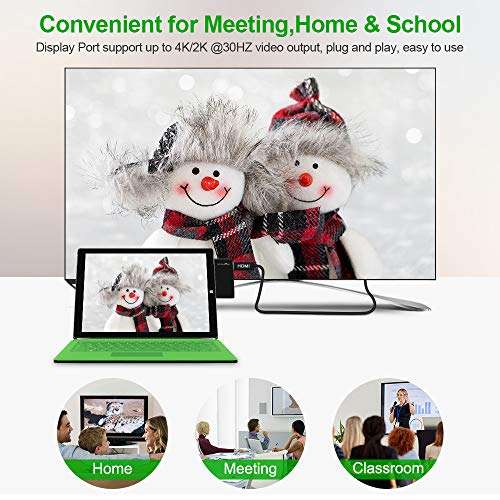 Surface Pro USB Hub Adapter Docking Station, Rocketek 6-in-1 USB 3.0 Hub Adapter Dongle with Surface Pro Dock Station Display Port, 3 USB 3.0 Ports, TF SD Card Reader for Surface Pro 6/Pro 5/Pro 4 Hub 4