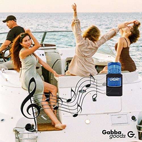 Gabba Goods Shower Bluetooth Speaker with Beer/Soda Can Holder - Built-in Microphone Handsfree - Waterproof, IPX7, 4 Hours of Playtime, Suction Cup for Showers 3