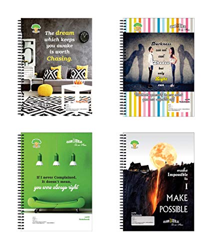 amblitz Unruled Spiral Notebook (A4; 200 Page) 4