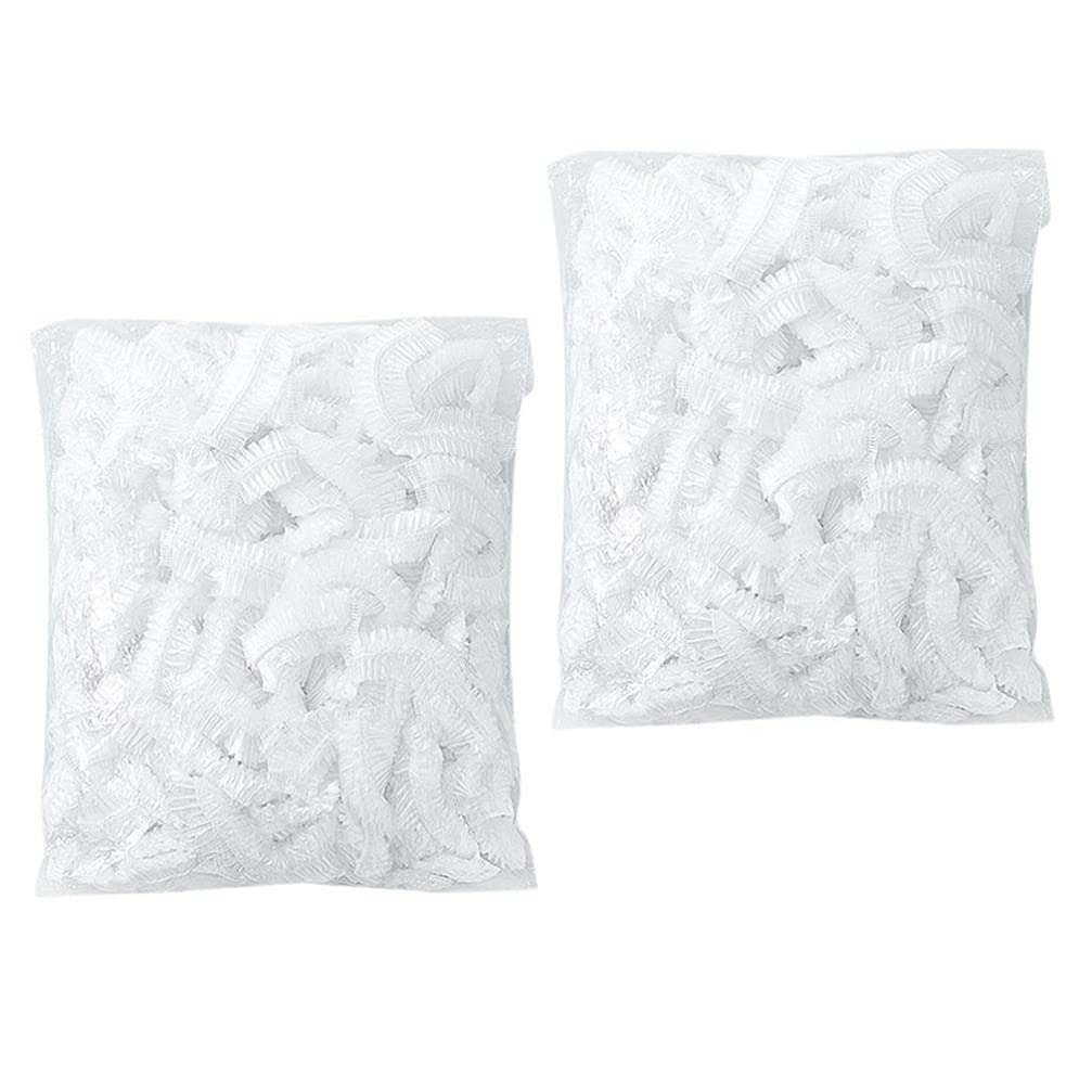 UPKOCH 200pcs Reusable Elastic Stretch Bowl Covers with Stretch Food Storage Covers Elastic Dish Plate Wrap Bowl Covers for Leftover and Meal Prep 3