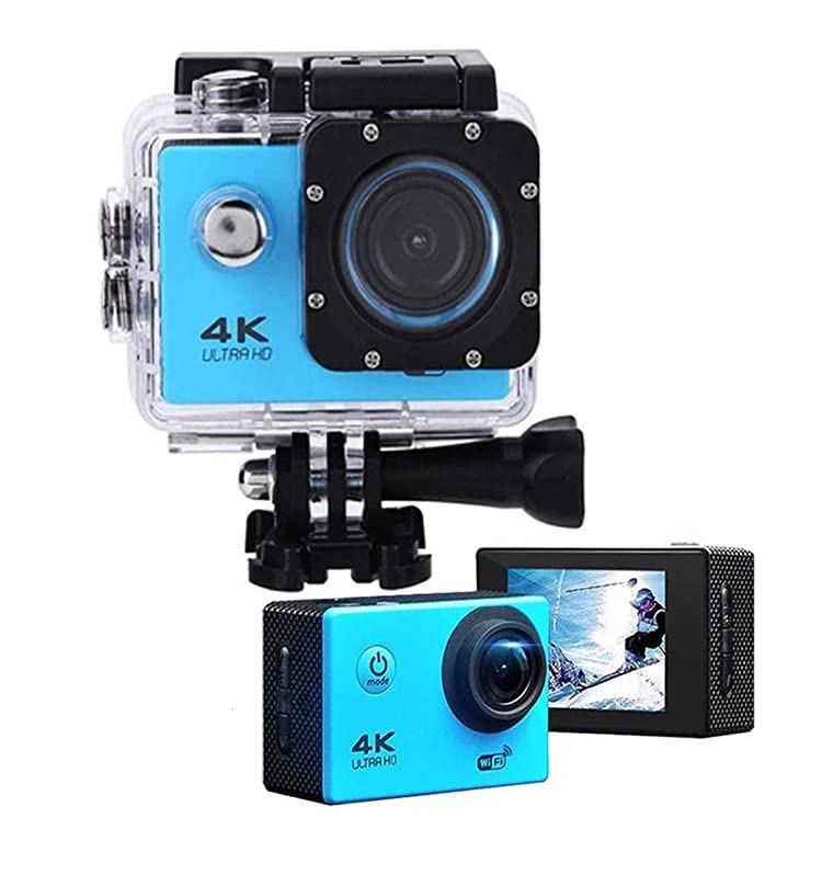 Drumstone (Great Indian Deal Offer with 15 Years Warranty 4K WiFi 16MP Sports Action Camera 30M Underwater| for Vlog & Travel 1