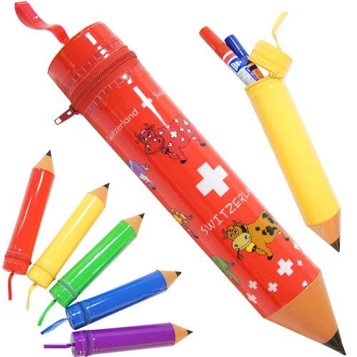 JAY ANTIQUES Pencil Shaped Stationery Case Pouch for Kids Birthday Return Gift (for Boys - 10 pc) 2