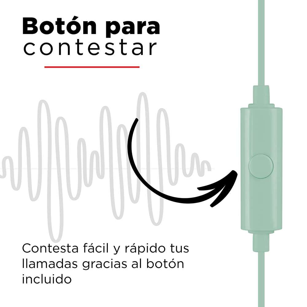 MINISO Wired In Ear Earphone with Mic (Mint) 4