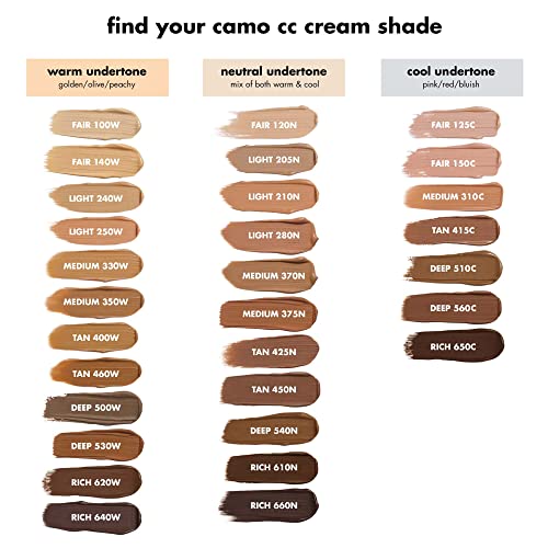 e.l.f. Camo CC Cream, Color Correcting Medium-To-Full Coverage Foundation with SPF 30, Medium 330 W, 1.05 Oz (30g) 4