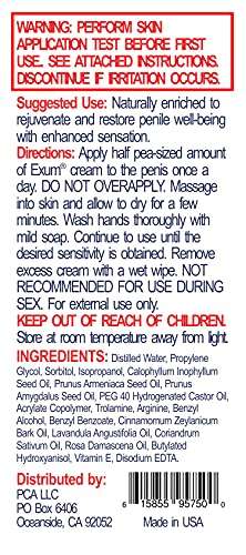 EXUM - The Best Natural Penile Skin Care and Sensitivity Enhancing Cream Developed by Pharmacists 3