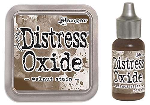 Special Bundle Ranger Tim Holtz Distress Oxide Ink Pad Walnut Stain + Reinker 3
