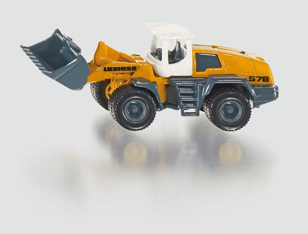 Siku 1477, Liebherr Wheel Loader, Metal/Plastic, Yellow/Grey, Movable Loading arm 4