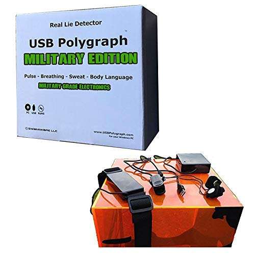 USB Polygraph 3: Military Edition - Professional Lie Detector Machine 1