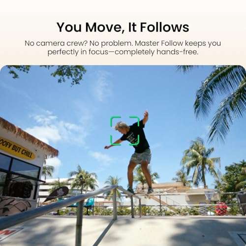 Xtra Muse, Vlogging Camera with 1'' CMOS & 4K/120fps Videos, Pocket Camera with 3-Axis Gimbal Stabilizer, Fast Focusing, Face/Object Tracking, Digital Video Camera for Photography, Digital Camera 3