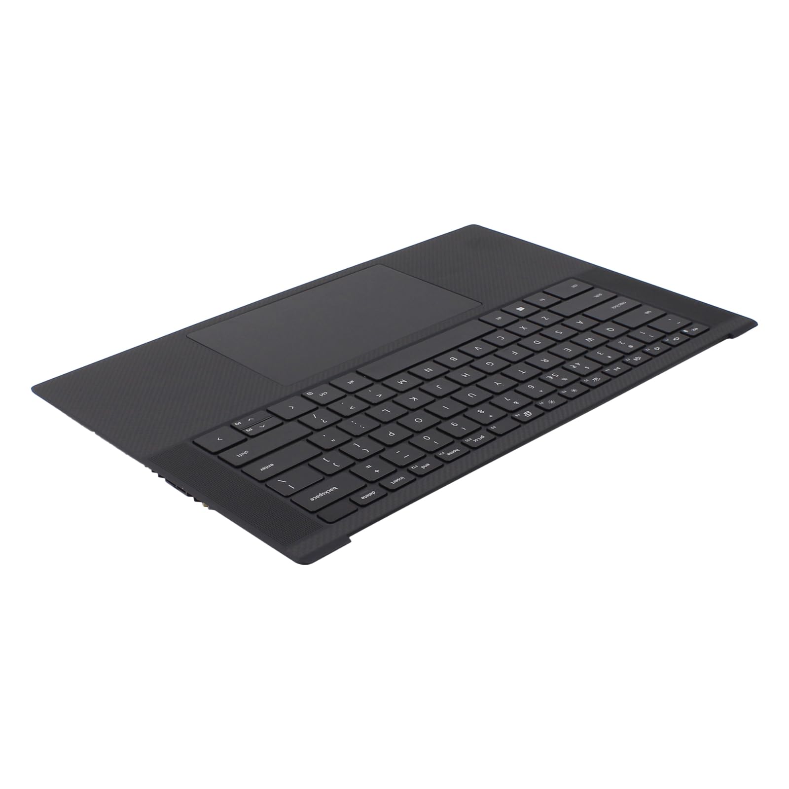 ApplianPar Black Upper Case Palmrest Cover with Backlit Keyboard and Touchpad CYJV4 for Dell XPS 15 9520 9530 5