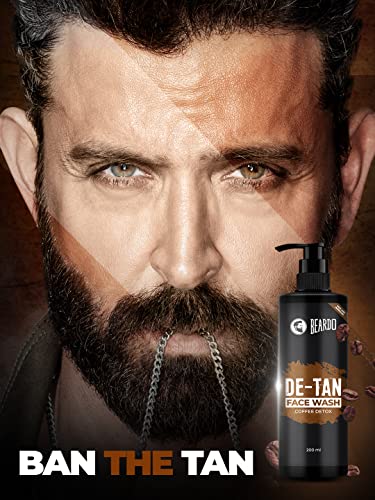BEARDO DeTan Face Wash for Men, 200ml | Coffee Facewash, Aloe Vera, Vitamin E | Helps to Reduce Tan | Exfoliates & Hydrates for Smooth & Oil Free Skin 2