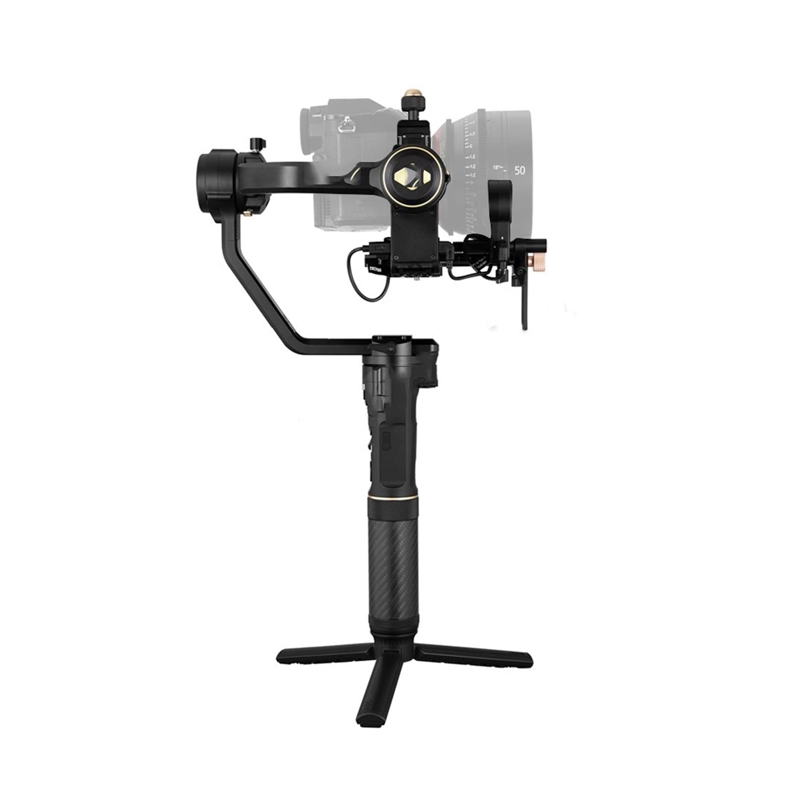 3- Handheld Gimbal Stabilizer DSLR Mirrorless Camera Live Video Kit for Outdoor Video Recording (Bundle : 2S) 3