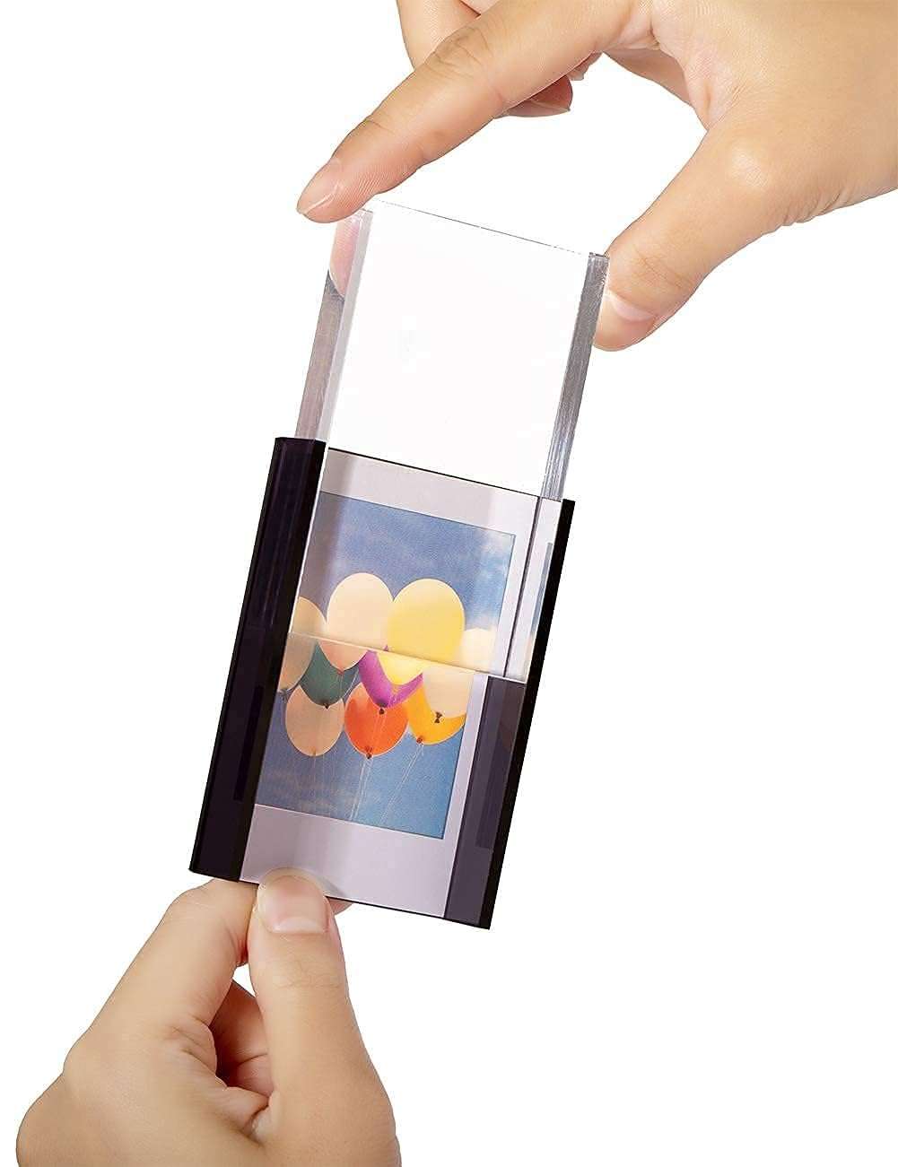 WINKINE Instax Photo Frame Black 3 Packs + Polaroid Picture Frame Megnet 12Packs 5