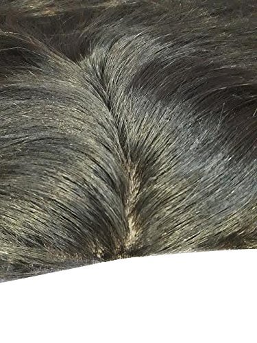 Confidence Virgin Human Hair Silky Front Lace Closure With Clip Hair Extension For Women, Pack Of 1 (16 Inch, Medium Brown) 4