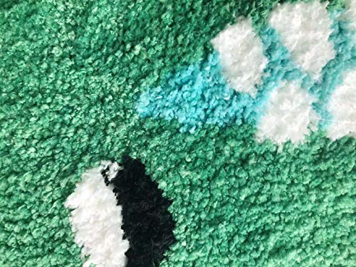 3.02x3.61ft T-Rex Dinosaur Shaped Design Bathroom mat,Showroom Bathmat,Non-Slip Bath Rugs,Play Carpet Area Rug,Photography Props,Dino Indoor Mat,Kids Area Mat,Kids' Room Décor 3