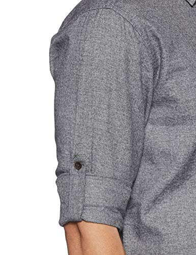 Rig Men's Solid Regular fit Casual Shirt (PRIG-SHR-0010344_Black L) 3