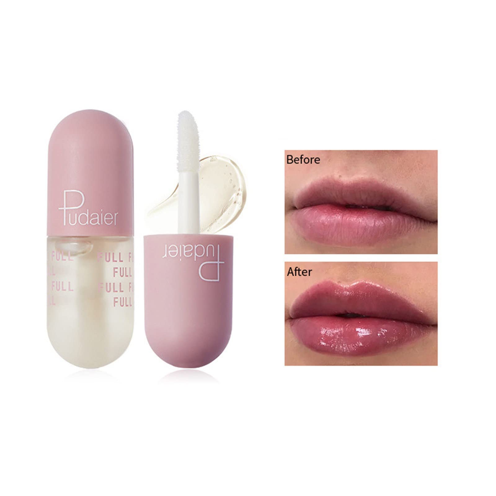 Lip Gloss Sets for Girls Ages 10-12 Lip Plumper Lip Plumper Set By , Natural Lip Plumper And Lip Care Serum, Lip Enhancer For Fuller, Lip Mask, Beautiful Fuller, Cocoa Butter Lip Balm Organic 6