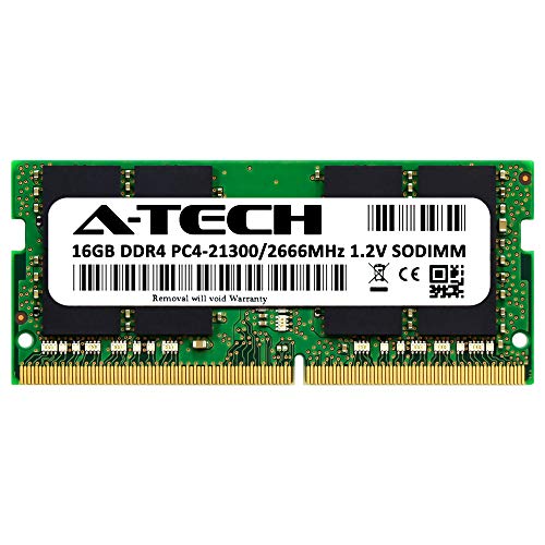 A-Tech 16GB RAM for Dell OptiPlex 7070, 7060, 5070, 5060, 3070, 3060 Micro Desktops | DDR4 2666 MHz SODIMM PC4-21300 Memory Upgrade 2
