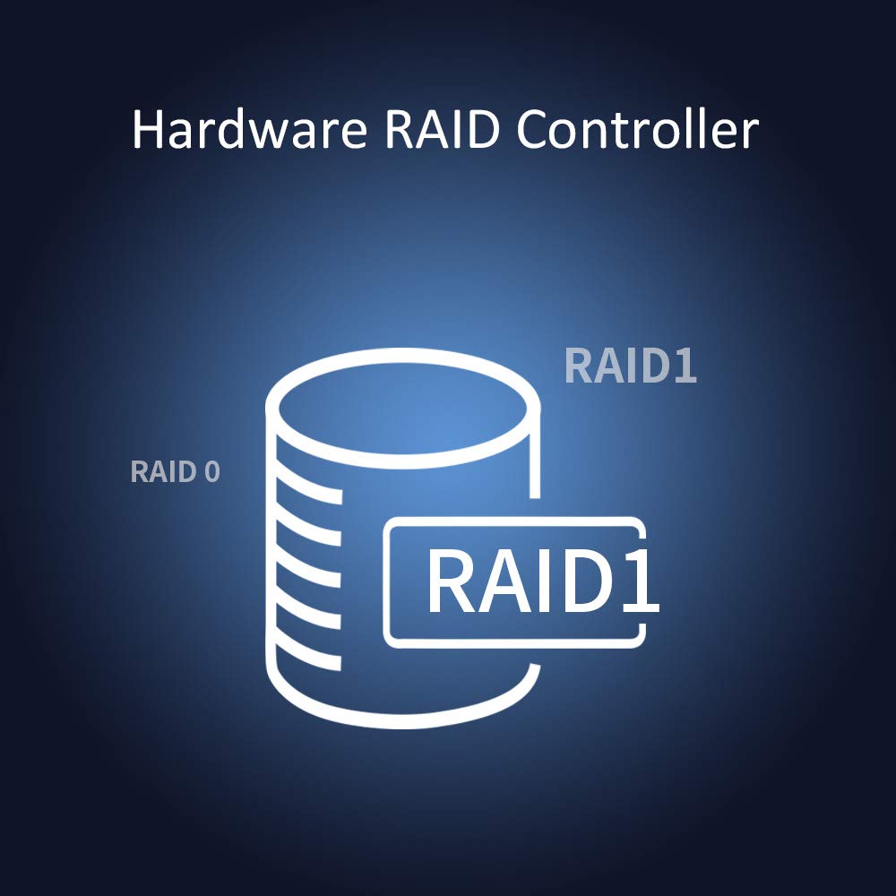 TERRAMASTER TD2 Thunderbolt 3 Professional-Grade 2-Bay External Hard Drive Enclosure RAID 0/RAID1/JBOD Hard Disk RAID Storage (Diskless) 5