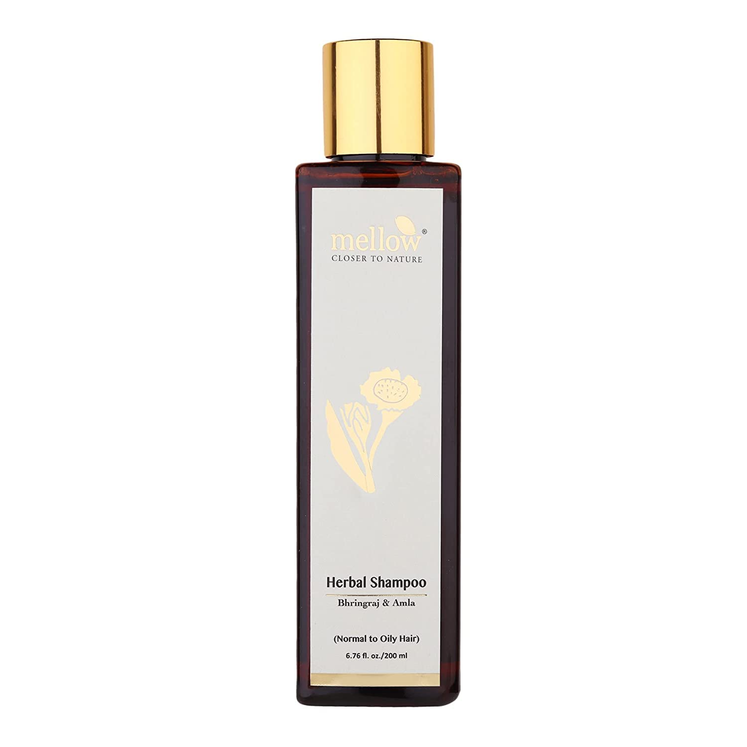 Mellow Bhringraj Shampoo and Hibiscus Conditioner (200ml each) for strong, smooth & shiny hair | helps in reducing hair fall | For all hair types | No Toxic Chemicals 6