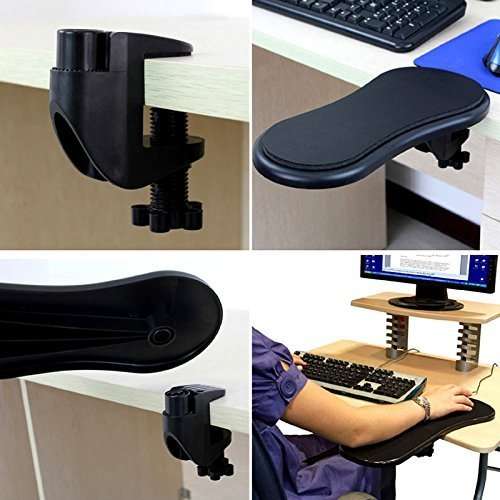 Moradiya Fresh Adjustable Computer Arm Rest Ergonomic Attachable Computer Table Arm Support Stand Desk Rests Chair Extender for Home Office(Multi Colour) 3