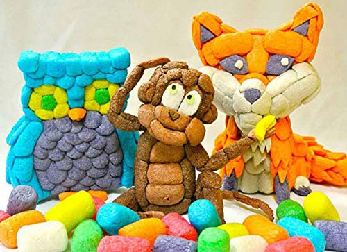 Super Puffs Pastel Colors - Large Bag, 500 Noodles - STEM Arts and Crafts for Kids - Build, Decorate, Create - Biodegradable and Non-Toxic 6