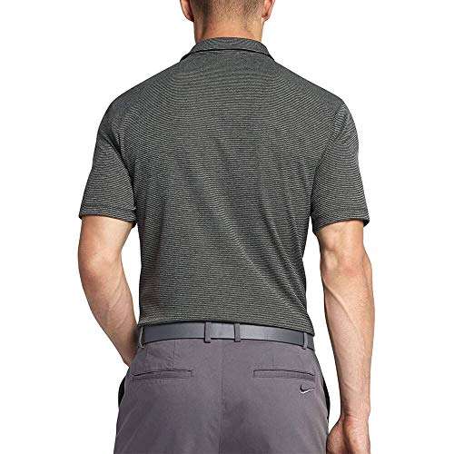 Nike AeroReact Stripe OLC Golf Polo Black/White Small 2