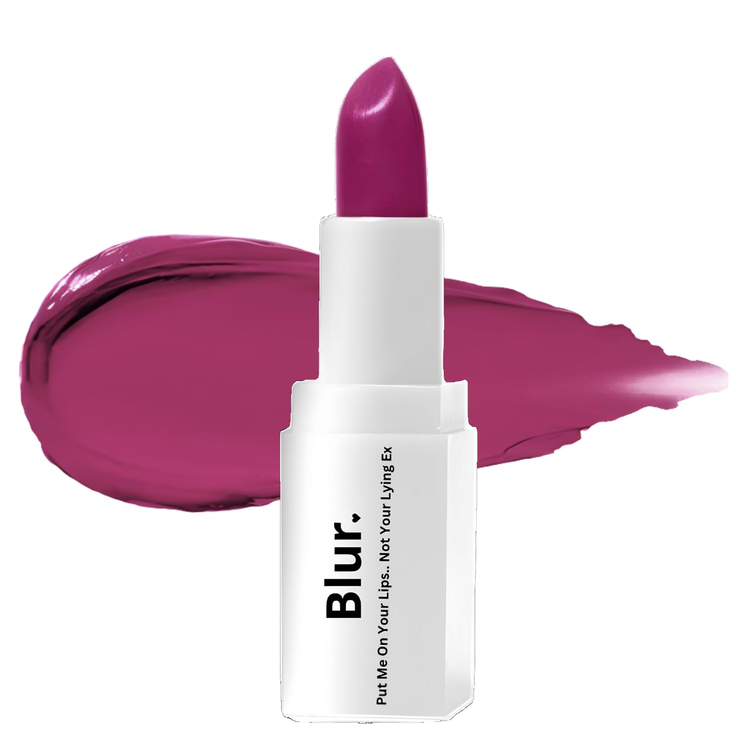 Blur India Creamy Plum Lipstick|Reminder: Adopt, Don't Shop!|All In 1 - Lipshade, Contour, Blush & Eyeshadow|Velvet Matte Formula|Super-Moisturizing, Hydrating, Long-Lasting with Cocoa Butter|20 ml 1