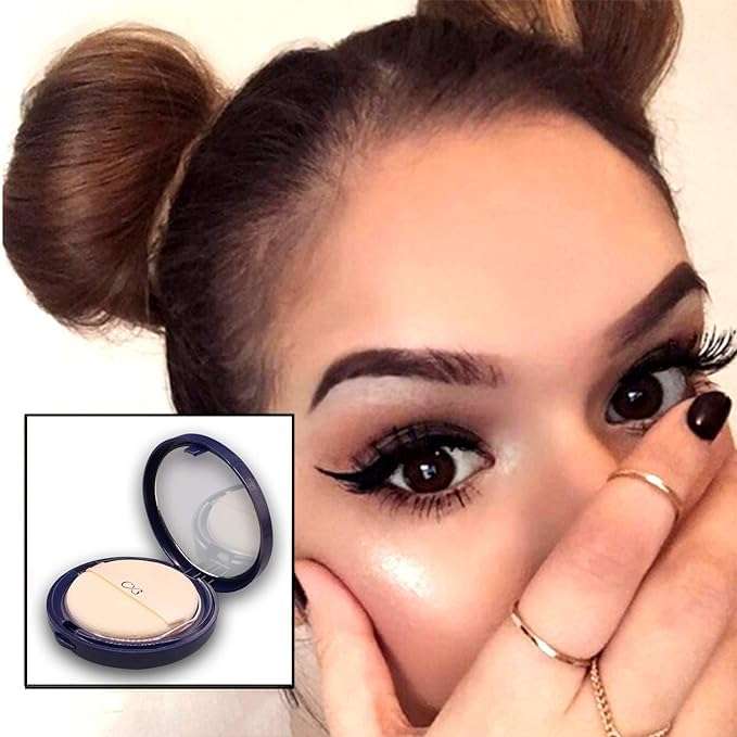 CVB Perfect Pressed Powder | Long-Lasting Matte Finish Compact for Oil Control & Smooth Skin 4