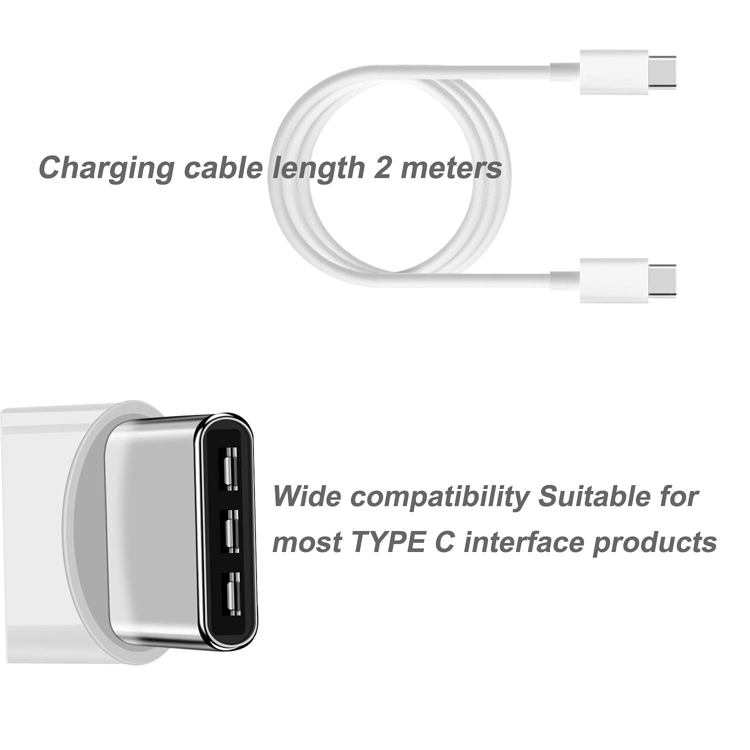 6.6Ft USB C Cable,Charger Cable for 2020 iPad Air 4 (4th Generation) 10.9-inch Tablet Power Cord Replacement 4