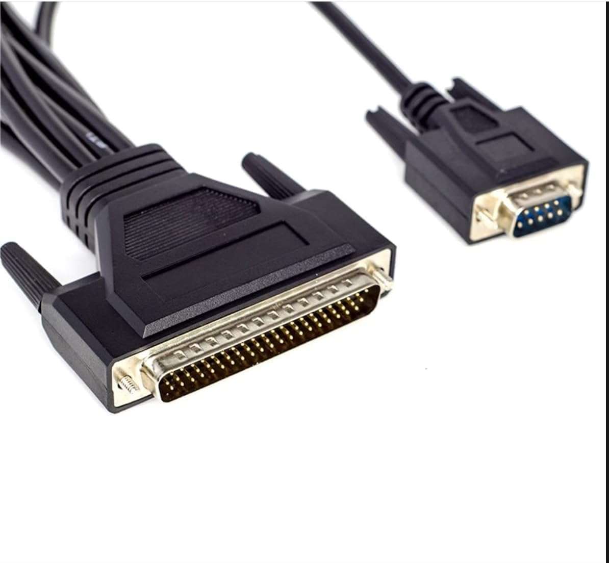 Pidwaok DB62 to 8X DB9 RS232 Serial Cable, 1-Male to 8-Male Breakout Adapter Wire for PCI-E Multi-Port Serial Communication Cards (0.45 Meters) 3