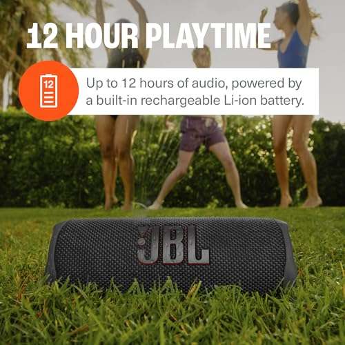 JBL Flip 6 (Gray) + Bundle with divvi! Protective Hardshell Case 4