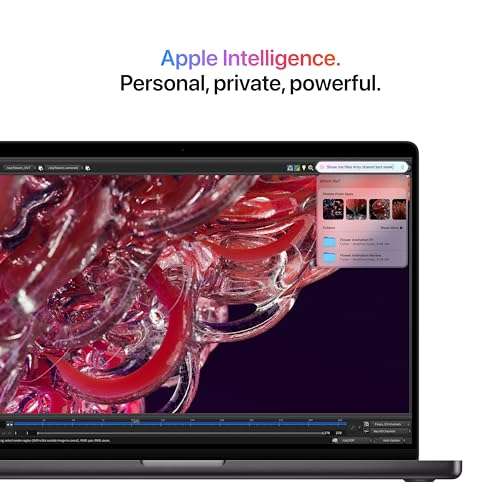 Apple 2024 MacBook Pro Laptop with M4 Pro, 14‑core CPU, 20‑core GPU: Built for Apple Intelligence, 14.2-inch Liquid Retina XDR Display, 24GB Unified Memory, 1TB SSD Storage; Space Black 4