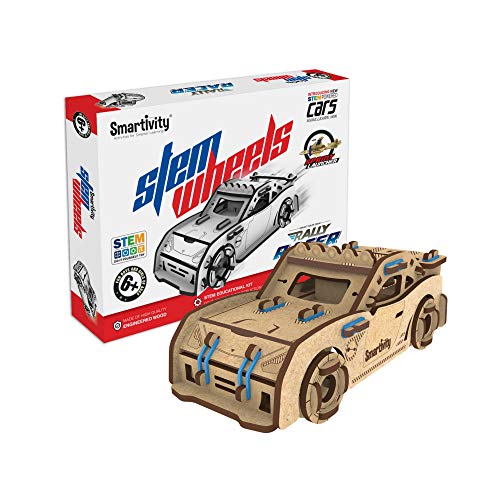 Smartivity Stemwheels Rally Racer Stem Educational Diy Fun Toys, Educational & Construction Based Activity Game For Kids 6 To 14, Gifts For Boys & Girls, Made In India, Multicolor 1