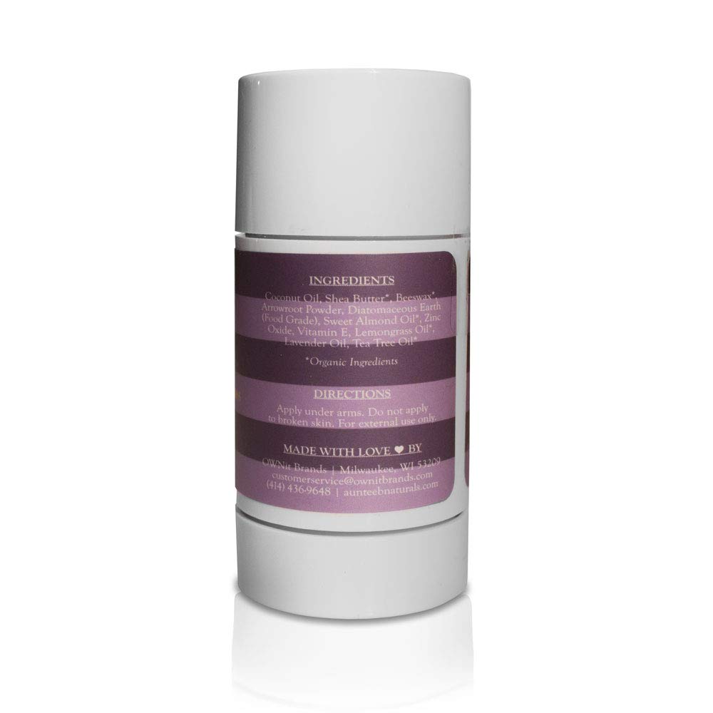 Natural Aluminum-Free Deodorant (Lavender/Lemongrass) by Auntee B Naturals | No Baking Soda | For Him and Her | No Phthalate or Parabens 3