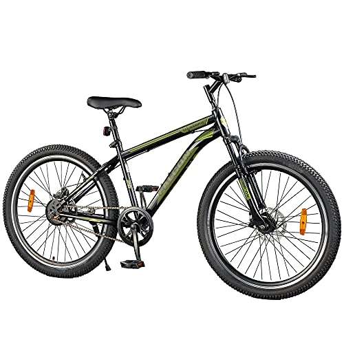 Lifelong LLBC2602 Falcon 26T with Disc Brake and Suspension Freeride Cycle (Black) I Ideal for: Unisex Adults (Above 12 Years) I Frame Size: 18" | Ideal Height : 5 ft 4 inch| 85% Assembled 1