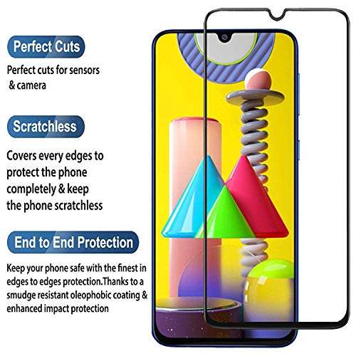 JGD PRODUCTS Tempered Glass for Samsung Galaxy M30S/M30/A50/A30 (2019) (6D/11D) -Edge to Edge Full Screen Coverage 2