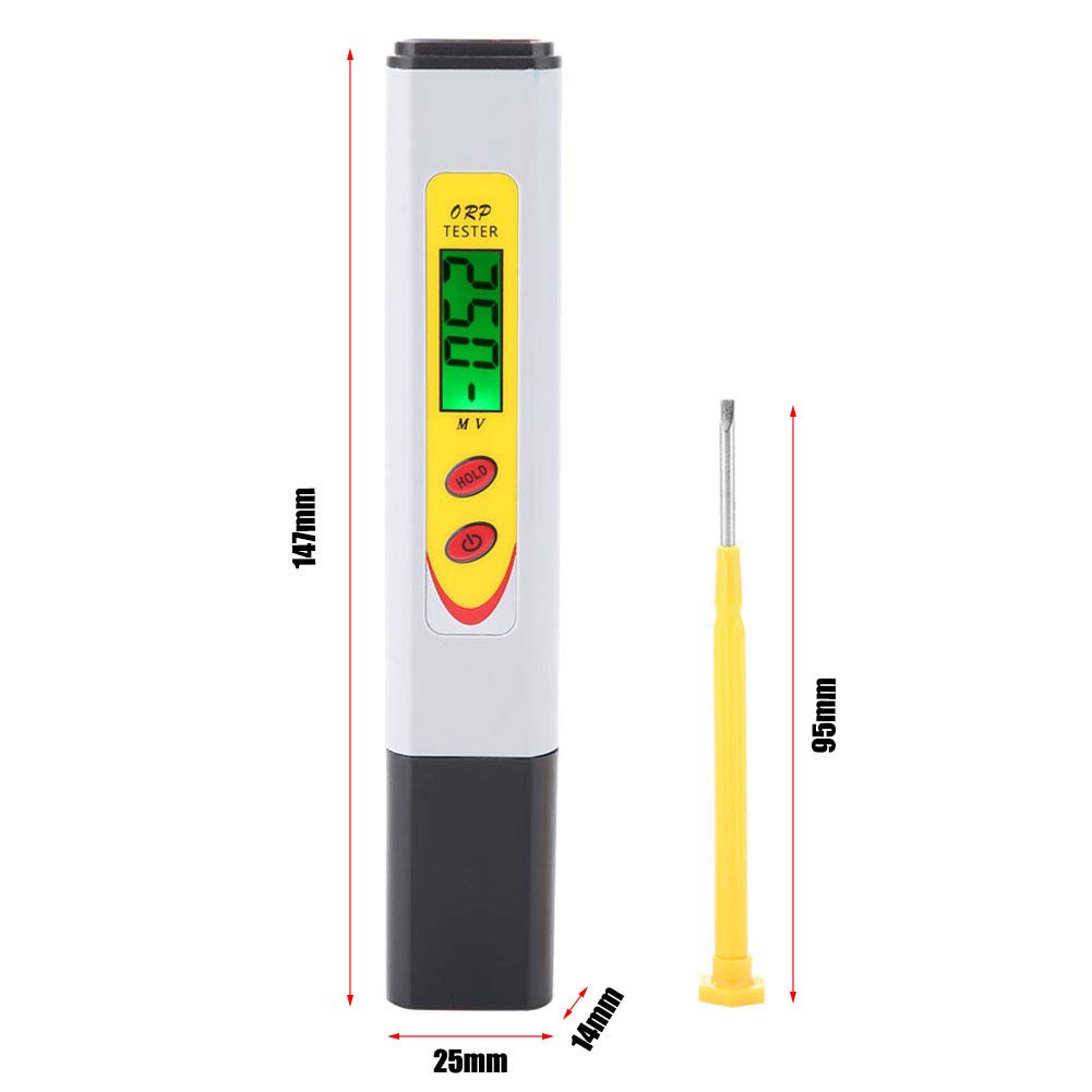 Water Quality Tester, Fydun ORP-969 Redox Meter ORP Tester Portable Digital Water Quality Tester Pen for Drinking Water Aquariums etc 5