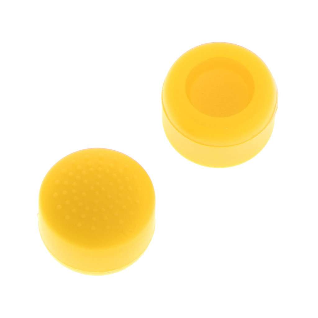 Phenovo 2pcs Controller Thumb Stick Protect Grip Cap Cover for Sony Playstation PS4 yellow [video game] 6
