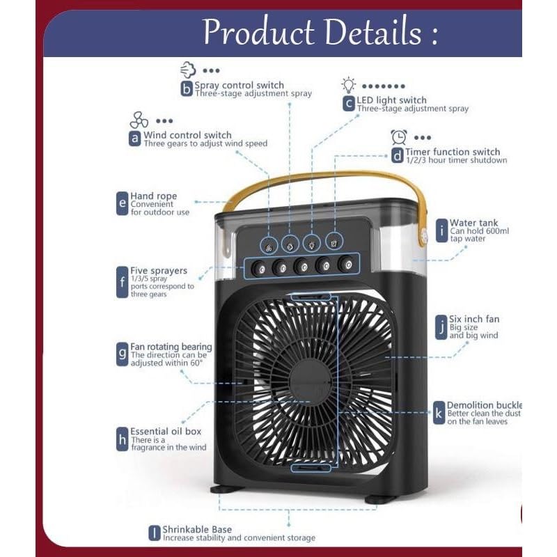 Case Creation Mini-cooler-for room-cooling-mini-cooler-ac-portable-air-condItioners-for Home-Office-Artic-Cooler-3-In-1-Mini 4