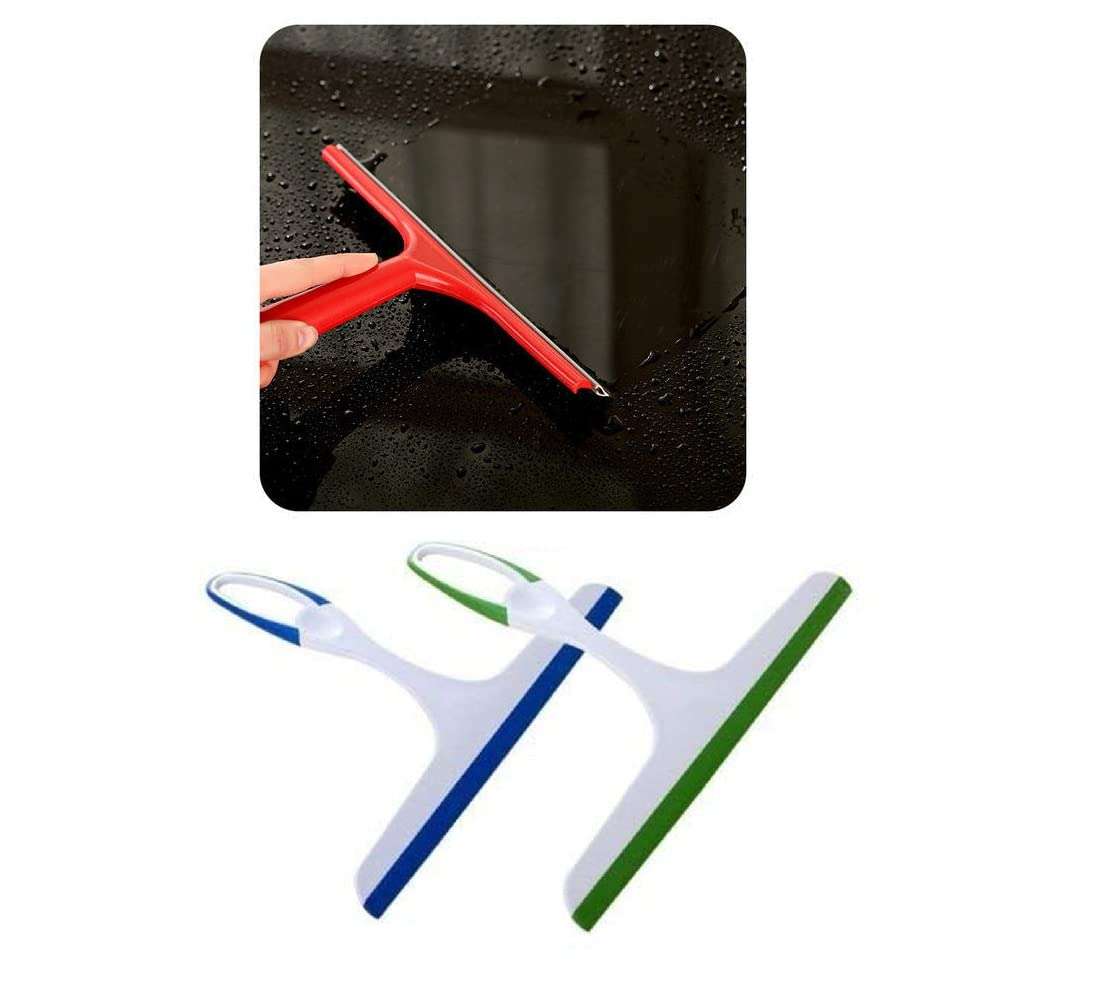 Combo of 3 Car Washing Water Spray Shower with Microfiber Cloth Glove & Glass Cleaning Mini Wiper Universal Random Colour Suitable for Chevrolet Enjoy 6