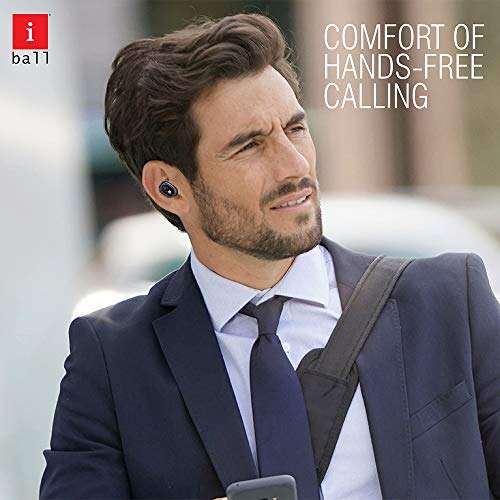 iBall Nano Earwear T9 V3.0 BT Wireless in-Ear Headset with Mic (Black) 6