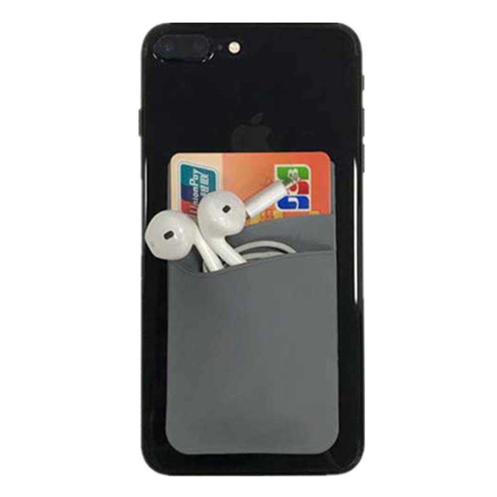 Card Holder for Back of Phone, Adhesive Credit Card Sleeve Stick on Wallet for iPhone,Samsung (Multi-Colors) 5