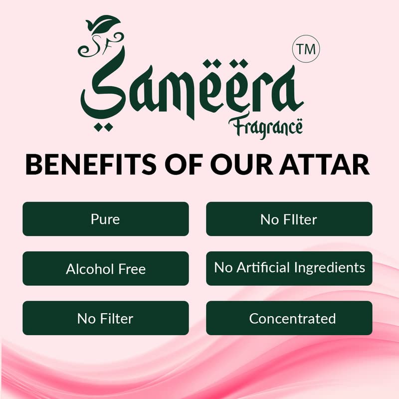 Sameera Hina Premium Attar 10ml Roll-on Alcohol-Free Perfume Fragrance scent for Men & Women 5